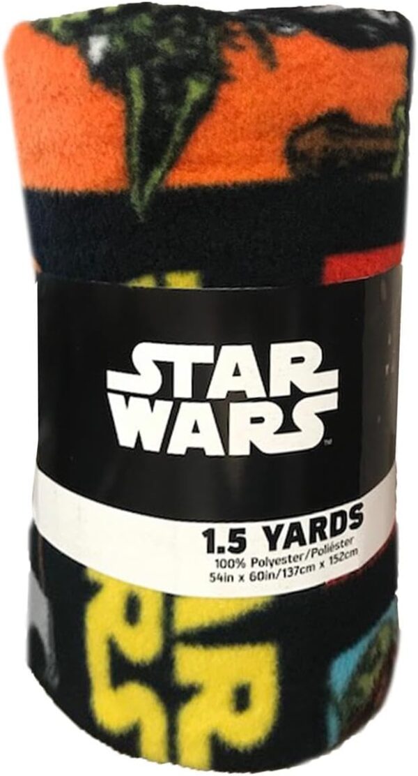 Fabrics Star Wars Fleece Precut 54x60 Character 2pc - Image 2