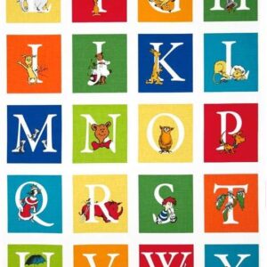 Dr. Seuss ABC 24" Panel Adventure, Fabric
