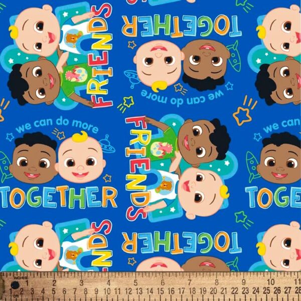 Cocomelon Friends Digital Cotton Fabric - Image 2