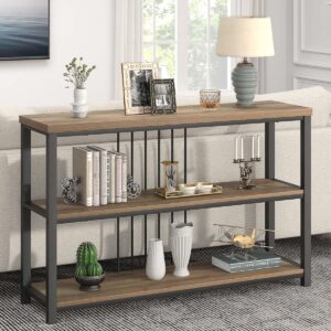 Sofa Console Table, Modern Oak Entryway/Hallway Table for Living Room