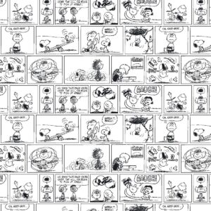 Peanuts Snoopy Comic Book Fabric