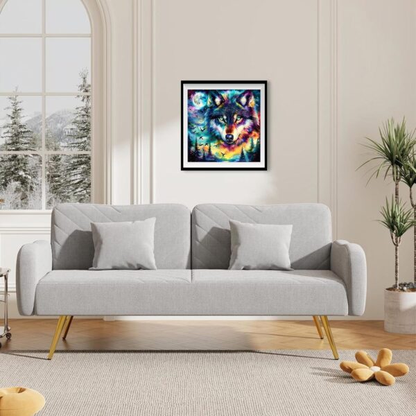 Wolf Diamond Painting Kit, 12x16" – DIY Moon Night Art for Adults, Beginners & Home Decor - Image 3