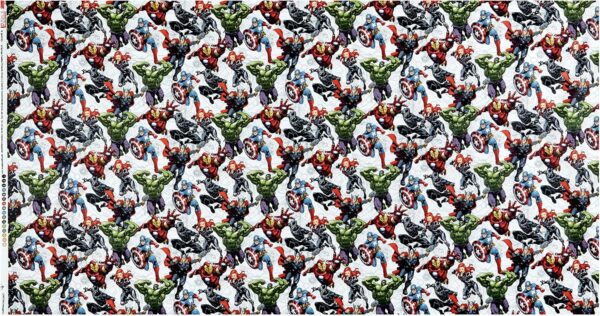 Marvel Avengers Unit Multi Quilt Fabric - Image 2