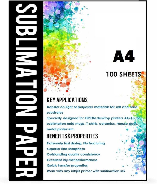 Sublimation Heat Transfer Printing Bundle – For T-shirts, Mugs, Bags, Heat Press Printer - Image 3