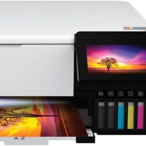 Wireless All-in-One Printer – Wide Format, Scan, Copy, Ethernet, 4.3" Touchscreen, White