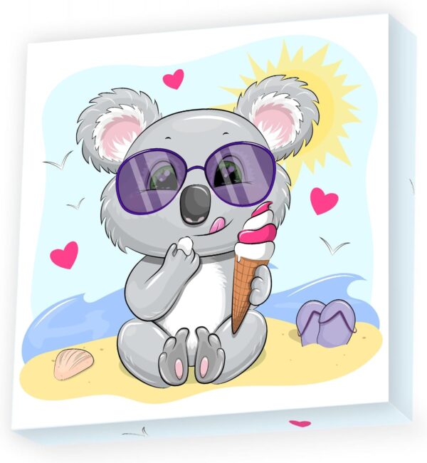 Diamond Dotz Koala Cream Diamond Painting Kit – Relaxing Craft with Dotz Gems