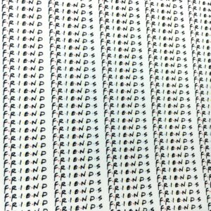 Double Brushed Poly Fabric, 50x145cm – Movie Characters Print, Polyester & Cotton Blend for Quilting & DIY Crafts