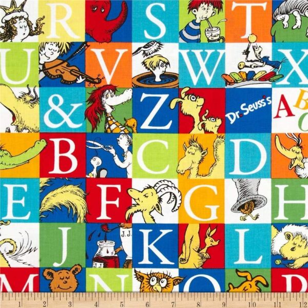 Dr. Seuss ABC Blocks Adventure, Fabric