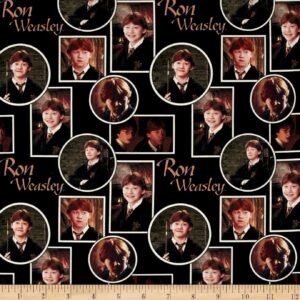 Harry Potter Ron Quilt Fabric – Multi, Digital Print