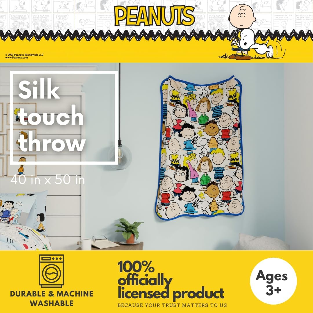Peanuts Silk Touch Throw – 40" x 50" (Cozy & Soft) - Image 2