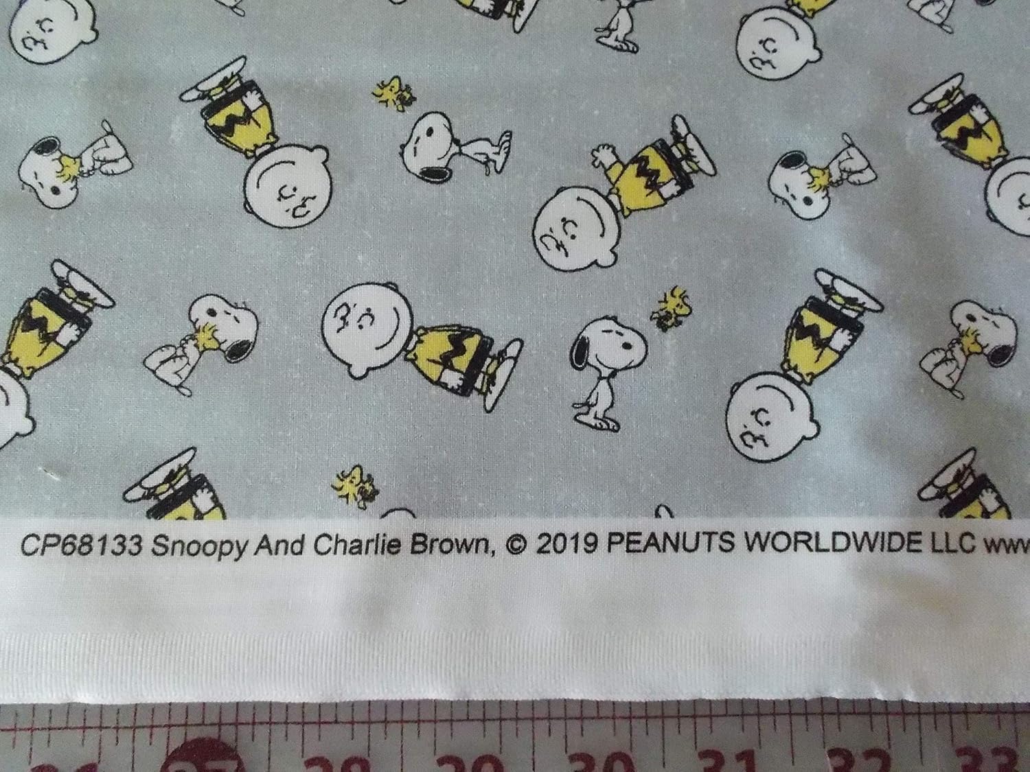 Peanuts Snoopy & Charlie Brown Fabric – 100% Cotton - Image 2