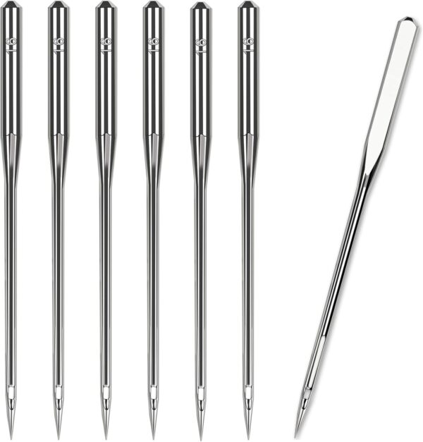 50 pcs Size 100/16 Universal Heavy-Duty Sewing Machine Needles – For Leather & Jeans