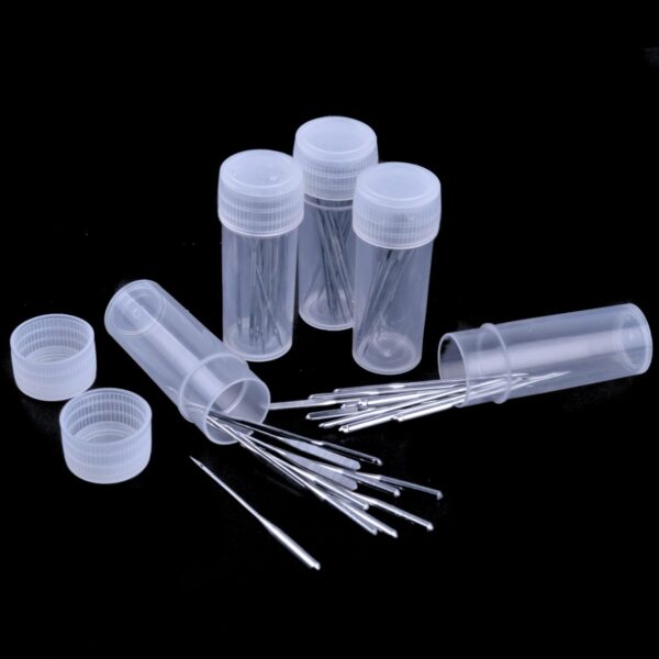 50 pcs Sewing Machine Needles – Sizes 9, 11, 14, 16, 18 with 5 Storage Bottles - Image 3