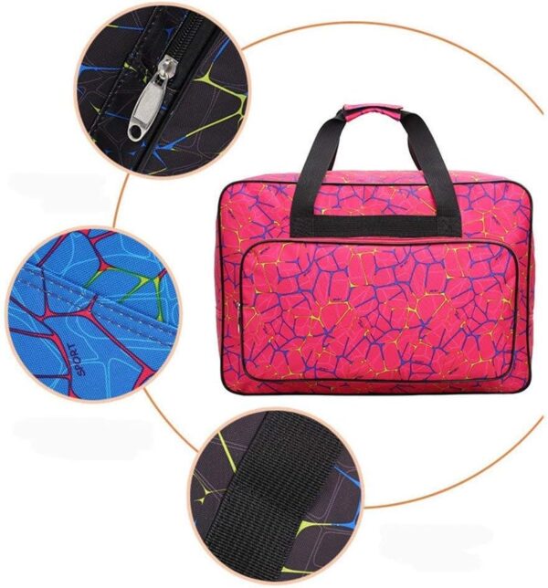 Sewing Machine Carrying Case – Padded Tote Bag with Pockets & Handles, Fits Most Standard Models - Image 3