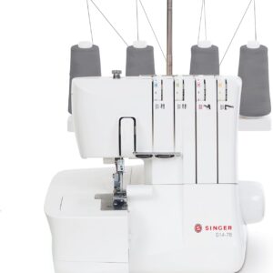 Serger Overlock Machine – 2/3/4 Stitch, 1200 Stitches/Min, Free Arm, LED Light & Accessory Kit