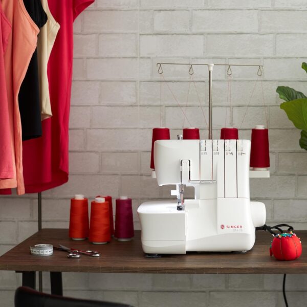 Serger Overlock Machine – 2/3/4 Stitch, 1200 Stitches/Min, Free Arm, LED Light & Accessory Kit - Image 3