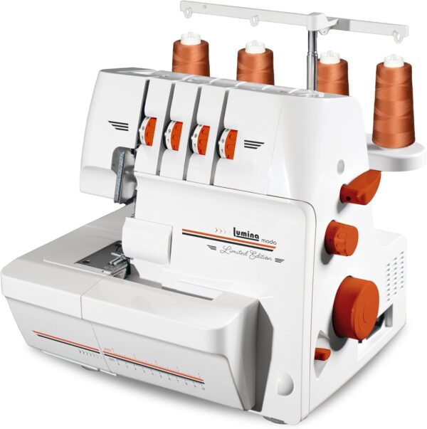 Serger Overlock Machine – 2-3-4 Stitch, 1250 Stitches/Min, Heavy-Duty Frame, Differential Feed, LED Light