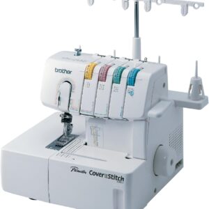 2340CV Coverstitch Serger – Metal Frame, 1,100 SPM, Trim Trap & Snap-On Feet