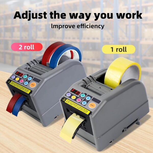 Ribbon Cutting Machine, 39.9 Inches Advanced Automatic Tape Dispenser, Ideal for Shipping, Gift Wrapping, Schools, Restaurants, Businesses, Homes - Image 3