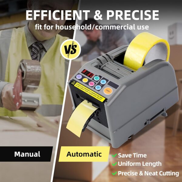 Ribbon Cutting Machine, 39.9 Inches Advanced Automatic Tape Dispenser, Ideal for Shipping, Gift Wrapping, Schools, Restaurants, Businesses, Homes - Image 4