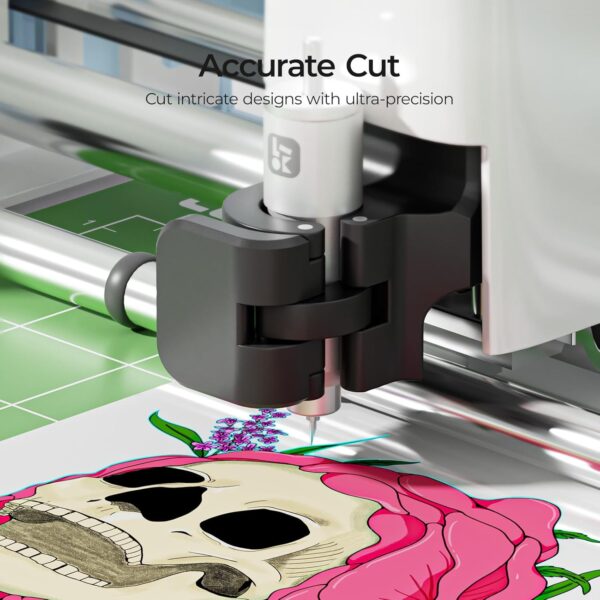 5-in-1 Vinyl Cutter – 13", 5X Cutting Force, Cuts 100+ Materials for Crafts - Image 4