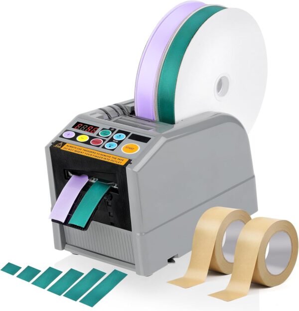 Ribbon Cutting Machine – 999mm Automatic Tape Dispenser, Dual Modes for Precision Cutting, Ideal for Factories & Homes