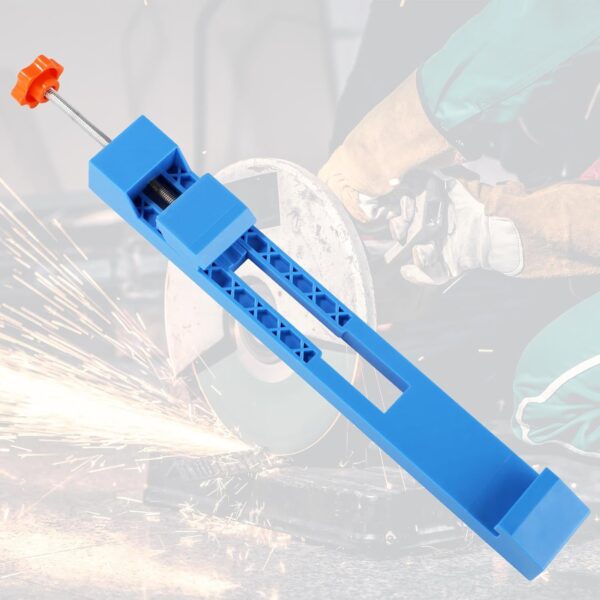 Adjustable Blue Cutting Machine Base Guide – Precision Clamp for Electric Saw & Milling Tasks - Image 3
