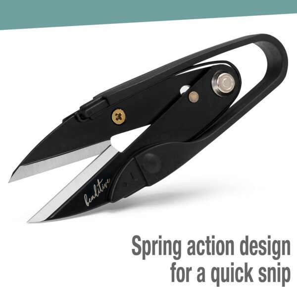 Premium Thread Snips – High-Carbon Steel Scissors for Sewing, Embroidery & Crafts - Image 4