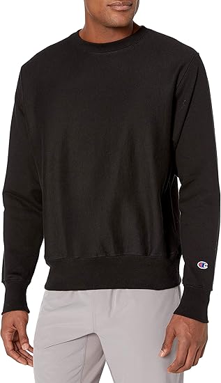 Mens Heavyweight Fleece Crewneck Sweatshirt Reverse Weave