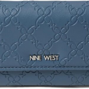 Women’s Checkered Secured Wallet Crossbody Polyester Lined Small