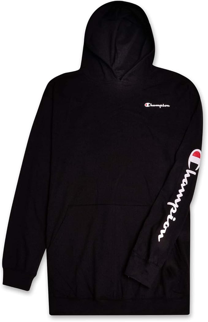 Mens Big Tall Pullover Hoodie Lightweight Jersey Sweatshirt