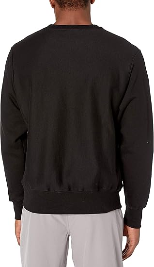 Mens Heavyweight Fleece Crewneck Sweatshirt Reverse Weave - Image 3