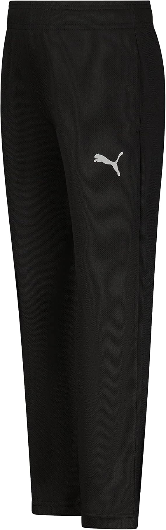 Boys Athletic Mesh Pants Elastic Waist Tapered Leg - Image 2