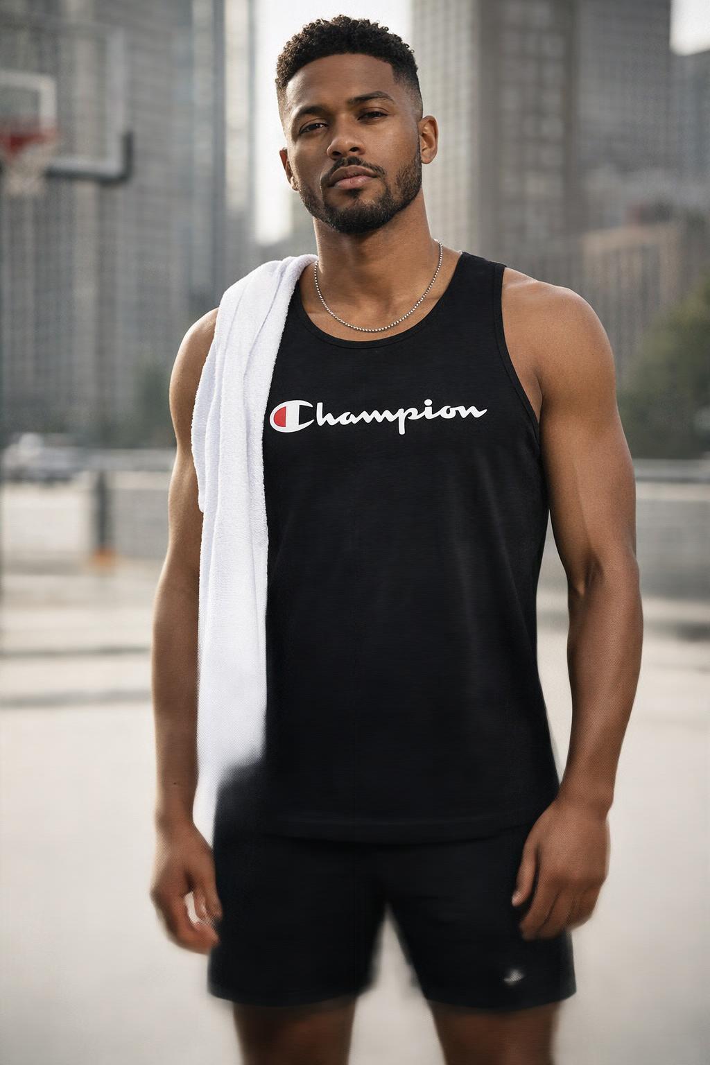 Mens Big Tall Sleeveless Tank Top Athletic Workout Shirt - Image 2