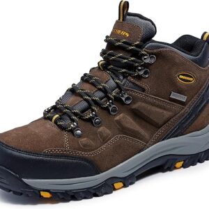 Men’s Waterproof Lace-Up Boots Durable Non-Slip Outdoor Work