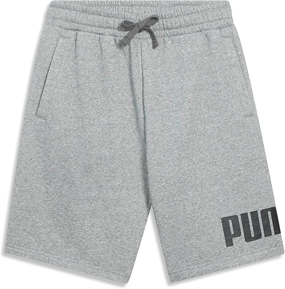 Mens Big Logo Fleece Shorts Adjustable Waist Casual