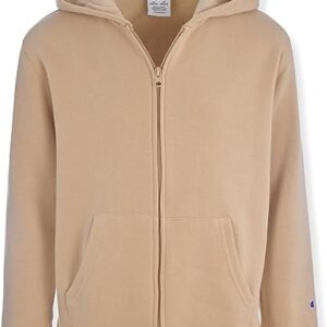 Boys Zip Front Fleece Hoodie Sweatshirt Warm Casual Kids Jacket