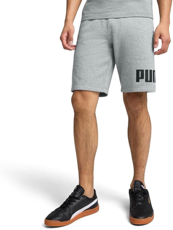 Mens Big Logo Fleece Shorts Adjustable Waist Casual - Image 2
