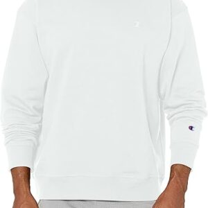 Mens Fleece Crewneck Sweatshirt Midweight Classic Pullover