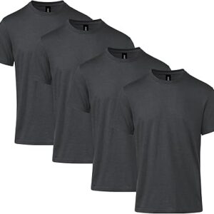 Unisex Softstyle CVC Short Sleeve T Shirt Casual Everyday Basic Tee