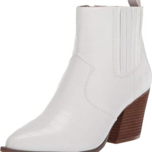 Womens Pointed Toe Western Ankle Boots Stylish Casual Fashion