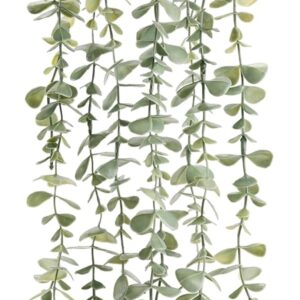 Hanging Faux Eucalyptus Plant Artificial Indoor Modern Décor