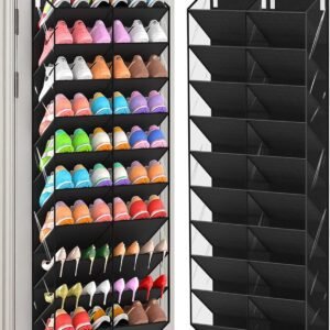 Over Door Shoe Organizer, 10‑Tier Hanging Storage Rack