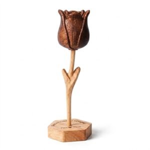 Personalized Wooden Tulip Flower for Custom Home Decor and Gifts